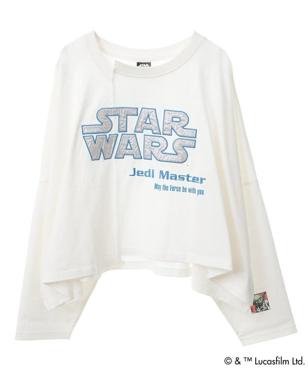 Green Parks ＳＴＡＲ　ＷＡＲＳ／リメイク風ロゴロンＴＥＥ White