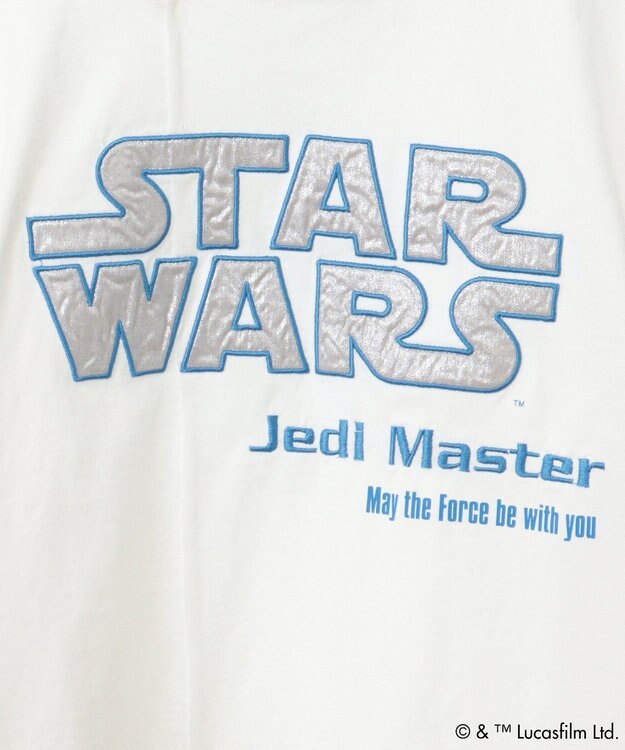 Green Parks ＳＴＡＲ　ＷＡＲＳ／リメイク風ロゴロンＴＥＥ White