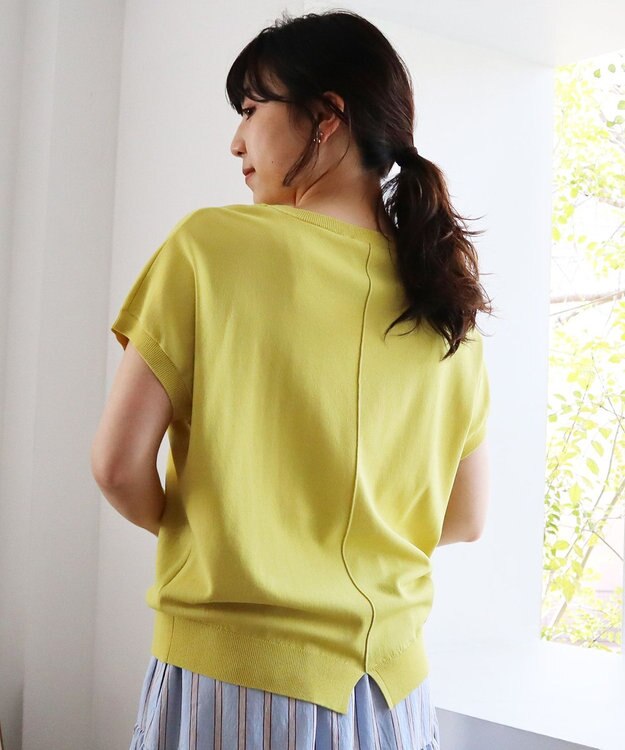 UNFILO 【新色追加！/UVケア/接触冷感/抗菌防臭】スゴ機能 コンパクトニットＴ イエロー系