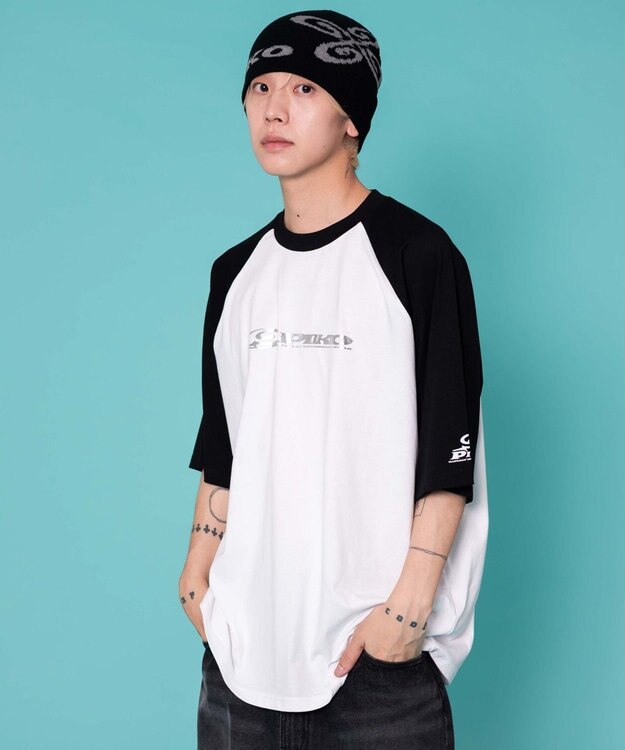 WEGO 別注PIKOラグラングラフィックT（SS） ブラック