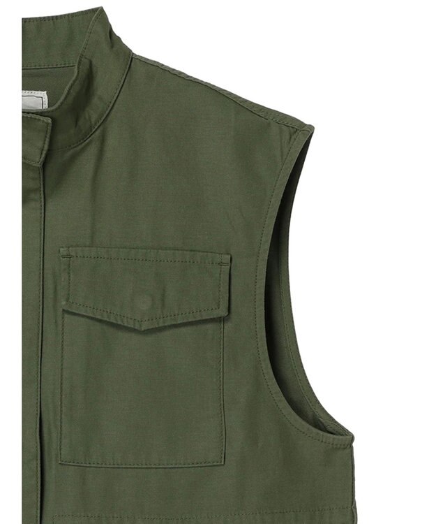 AMERICAN HOLIC ミリタリーアウトポケットベスト Khaki