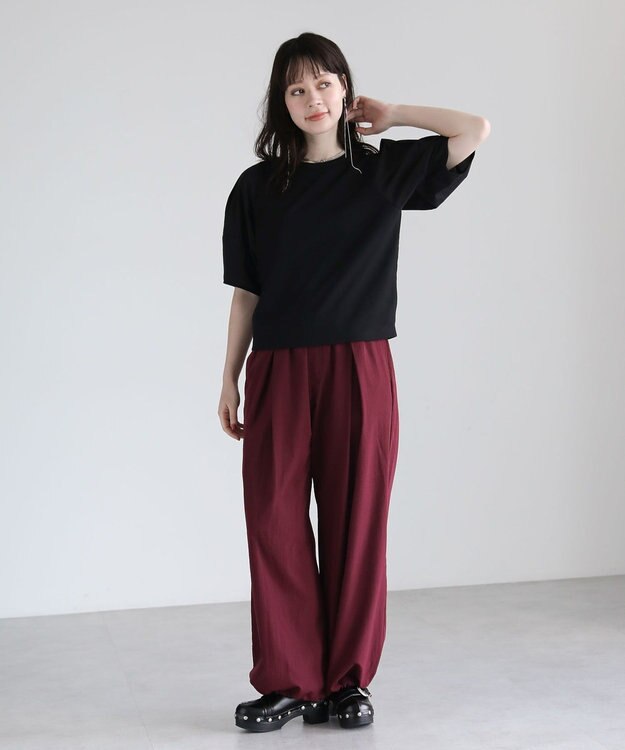 Green Parks ・ＳＵＧＡＲ　ＳＰＯＯＮ　カーブタックパンツⅡ Bordeaux