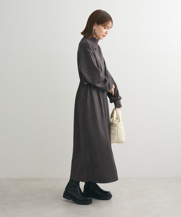 Green Parks ・ＥＬＥＮＣＡＲＥ　ＤＵＥスエードポンチドロストワン Charcoal Gray