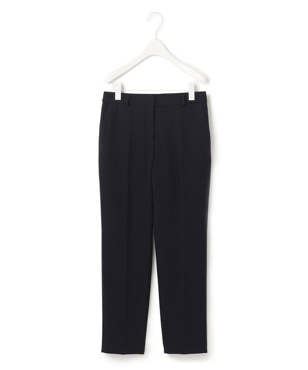 ICB L 【洗える】レーヨンライクトロ スティックパンツ ネイビー系