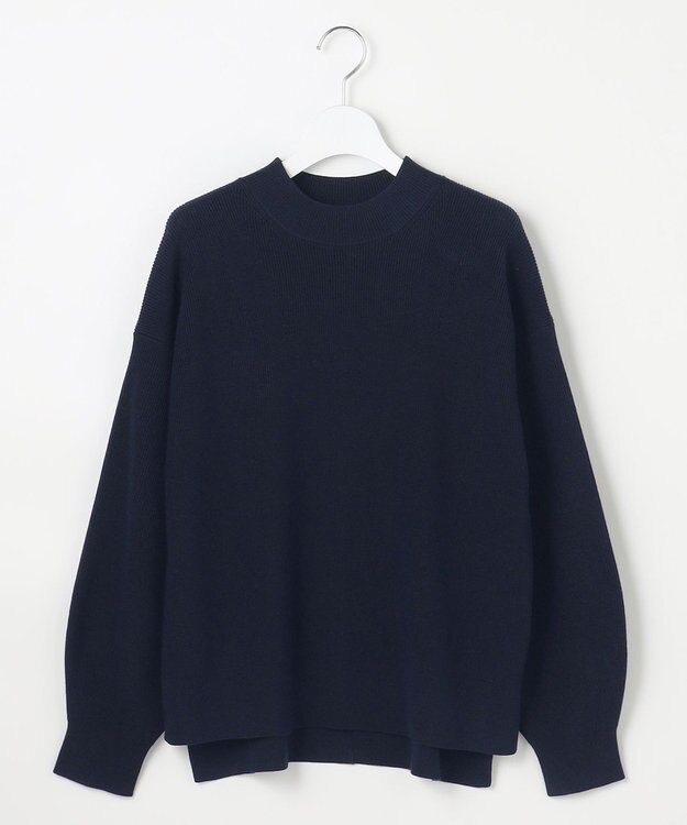 ANY SIS S ラインポイント ニット ネイビー