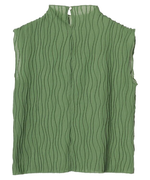 Green Parks ・Ｐｅｔｉｔ　Ｆｌｅｕｒ　ウェーブメロープルオーバー Green