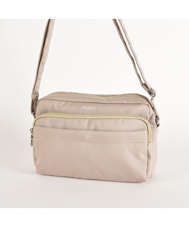 Y'SACCS サスティナブルポシェット ベージュ