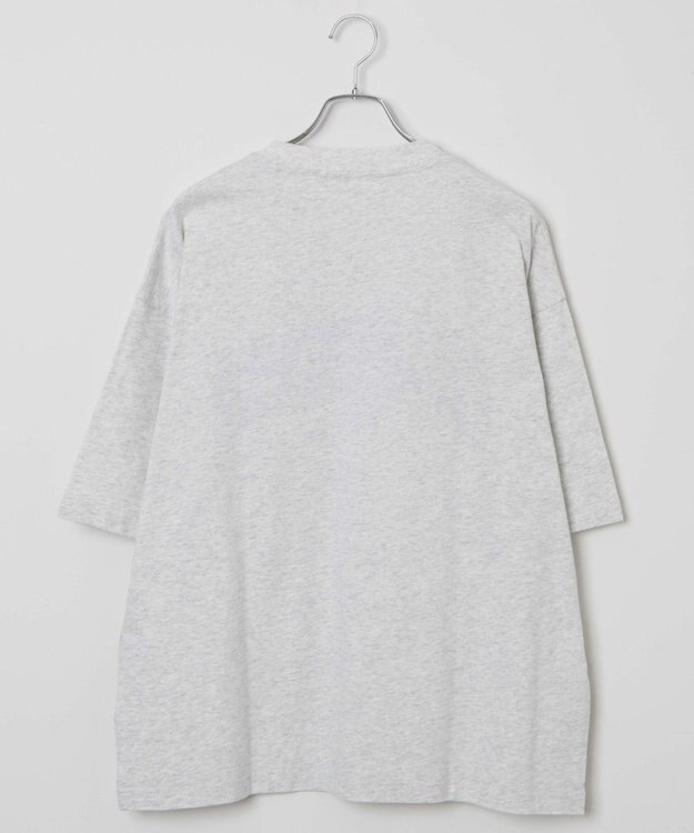 WEGO カレッジロゴBIGT（S） ライトグレー