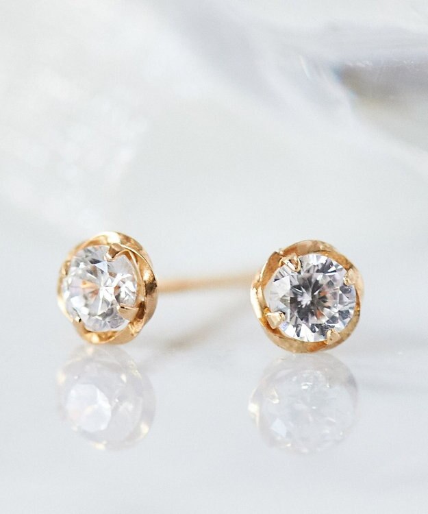 Phoebe 【K10】ローズバットピアス ゴールド