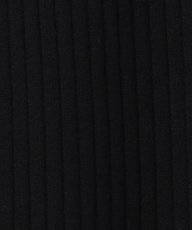 uncrave 【手洗い可】スムース ニット リブ スカート（uncrave STANDARD） ブラック