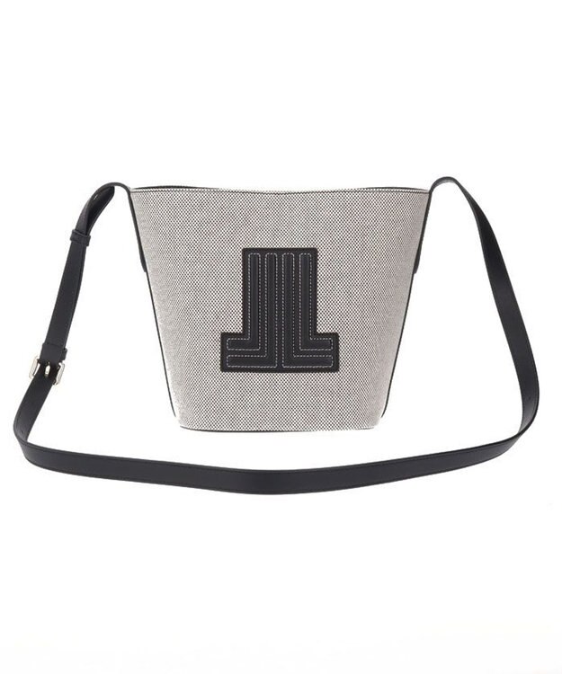 LANVIN en Bleu ヴィジュキャンバス ショルダーバッグ ブラック