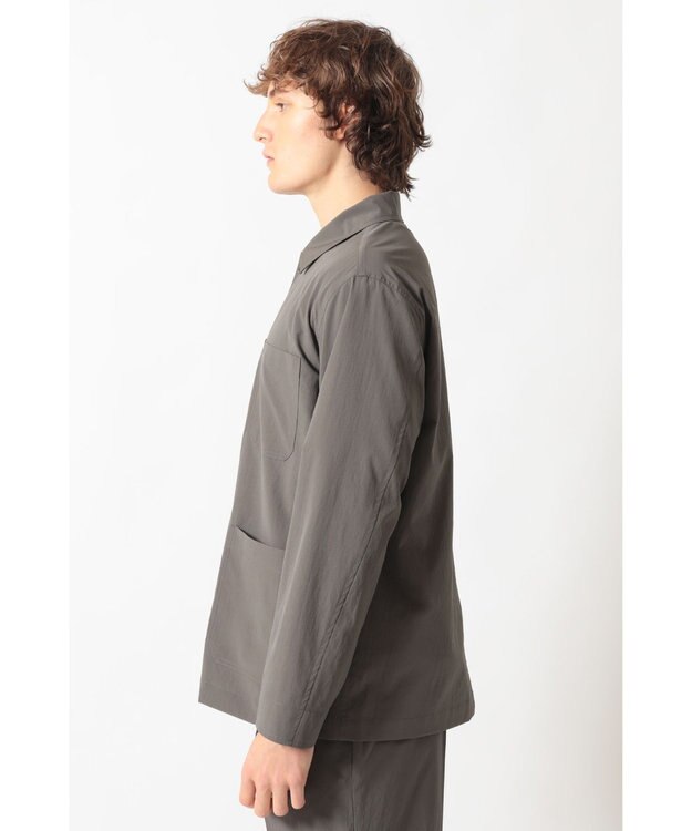 DAKS 温度調節タフタ・カバーオールブルゾン クロッカリー