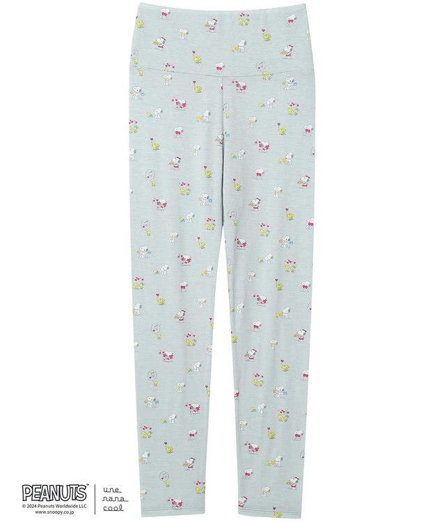 une nana cool 【スヌーピー】PEANUTS × une nana cool ハラマキ付きレギンス SNOOPY GY