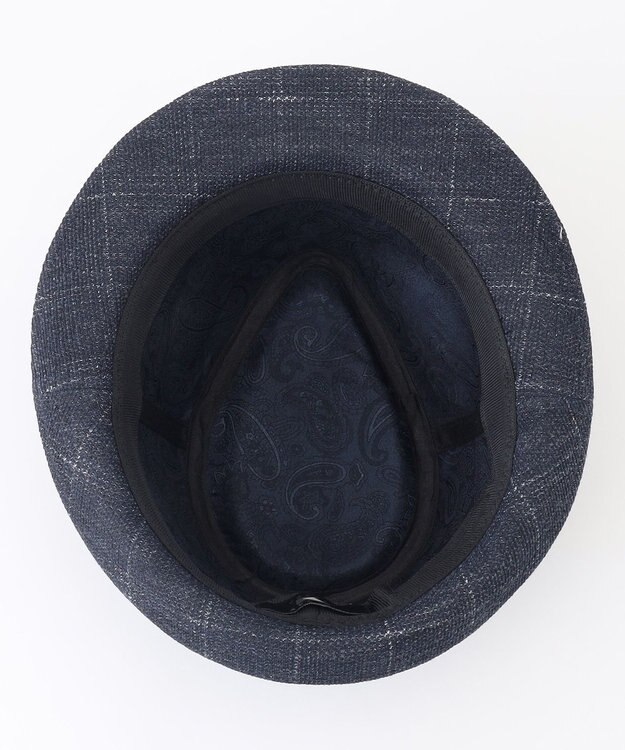 JOSEPH ABBOUD 【LANIFICIO ROMA】オーバープリントジャージ  ハット ネイビー系4