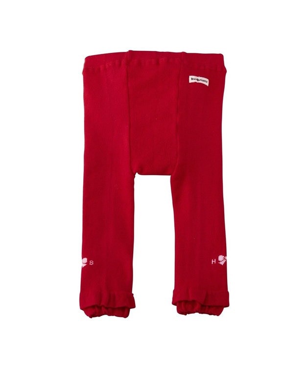 MIKI HOUSE HOT BISCUITS 【80-120cm】 リボンのワンポイント レギンス