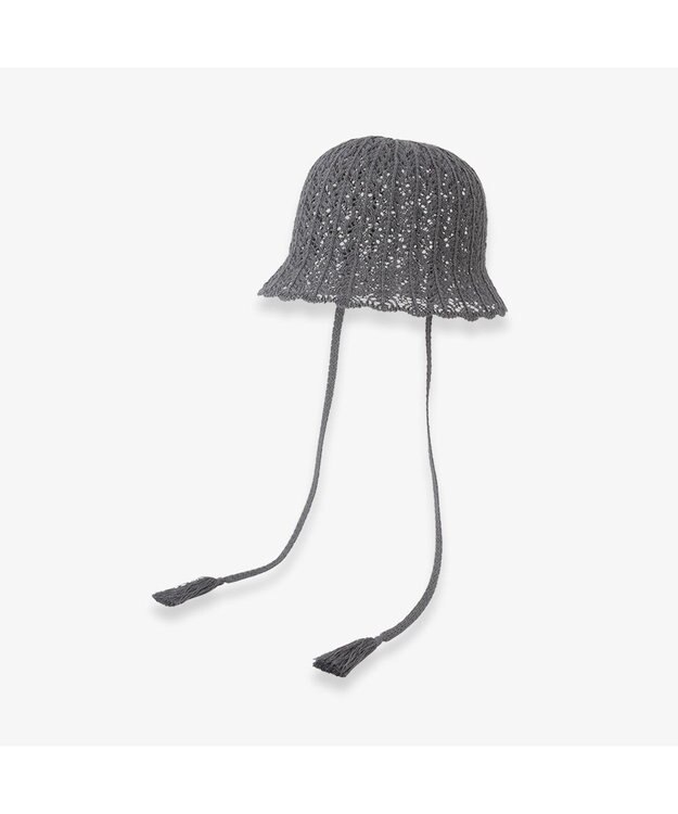 林八百吉商店 un chapeau スカラップサーモハット チャコール