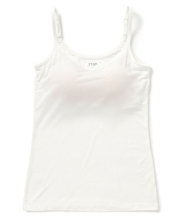 23区GOLF 【WOMEN】TTON【選べるマイサイズ】なめらかレーヨンカップ付キャミソール ホワイト系