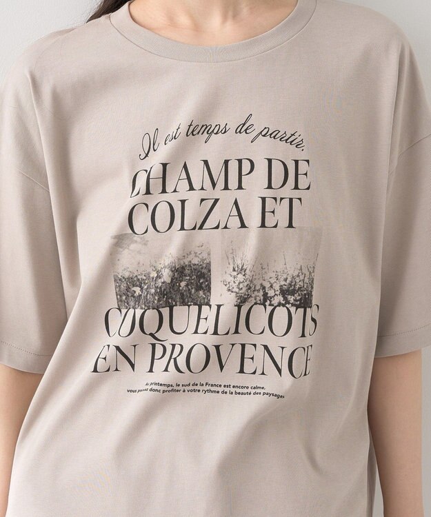 earth music&ecology ＰｈｏｔｏスリットＴ Beige