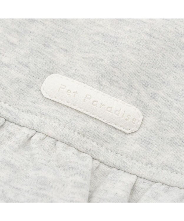 PET PARADISE ペットパラダイス フリルフーディー 《グレー》 小型犬 グレー