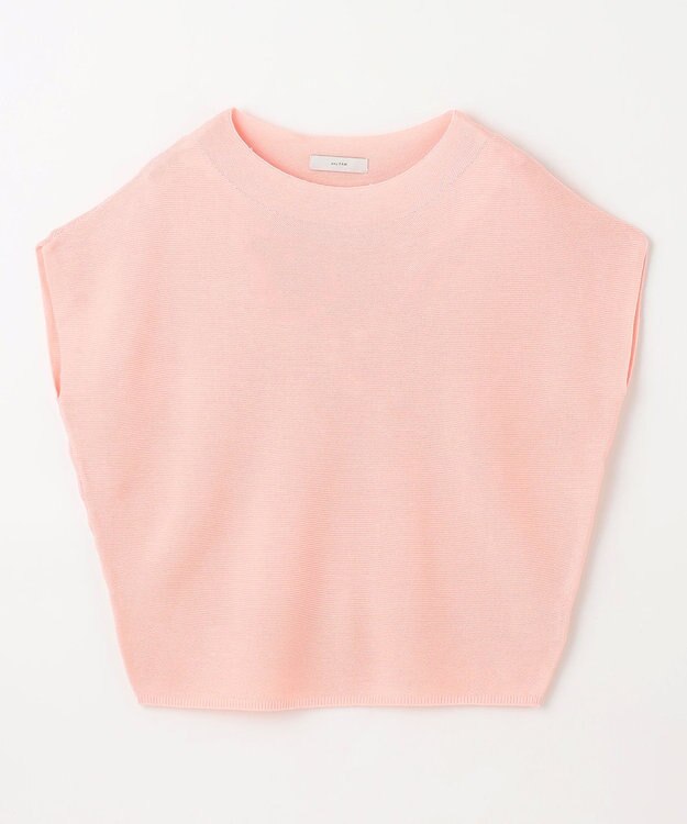 ANY 【新色追加/14色展開】アクリルガーターフレンチスリーブニット ピンク