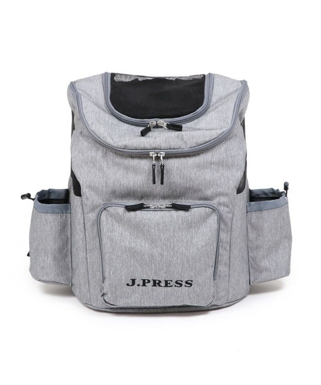 PET PARADISE J.PRESS マルチリュック グレー （M ）L ハグ＆キャリー 小型犬 グレー