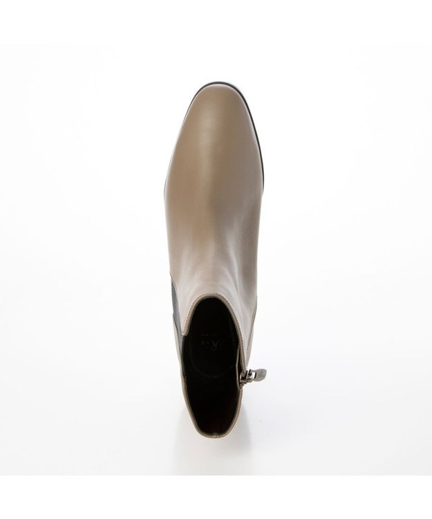 Riz raffinee <Riz raffinee>ローヒールサイドゴアショートブーツ オーク