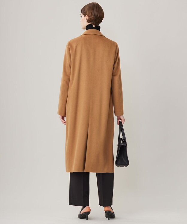 ICB ピュアカシミヤ チェスターコート キャメル系