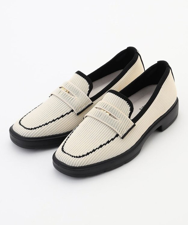 steppi 【VERY掲載 / 撥水 / 洗える】コインローファー エクリュ