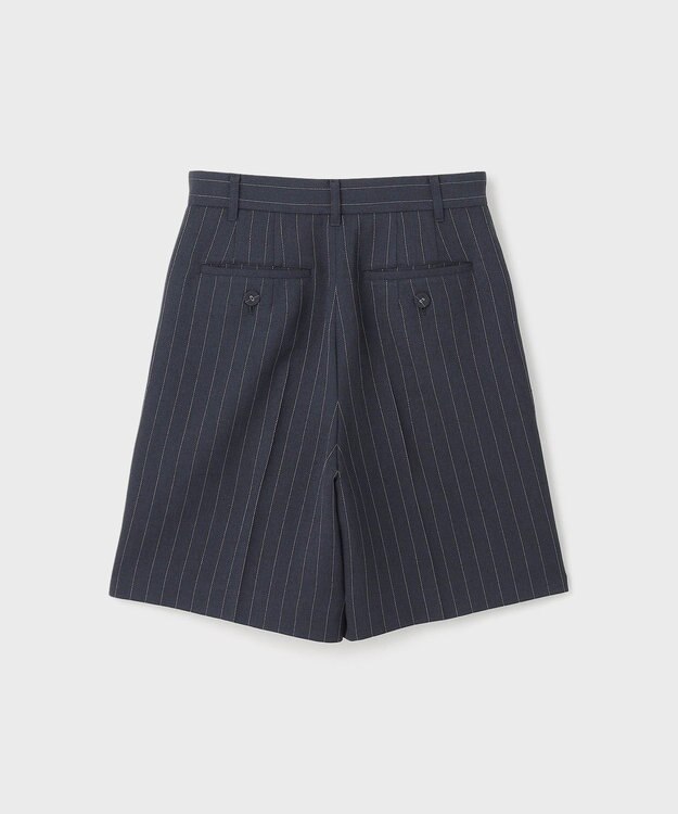 GRACE CONTINENTAL ストライプショートパンツ ネイビー