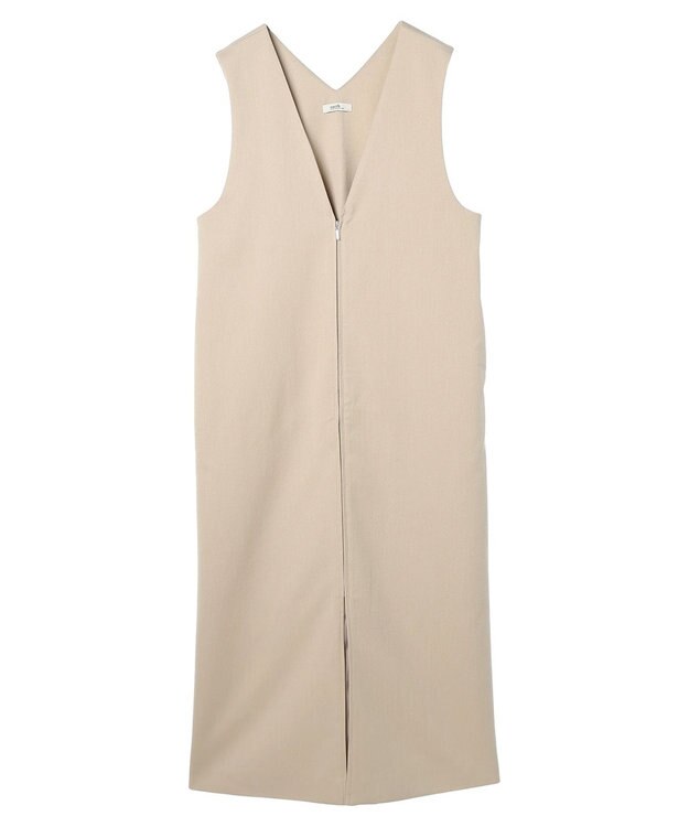 earth music&ecology ジップジレワンピース Beige