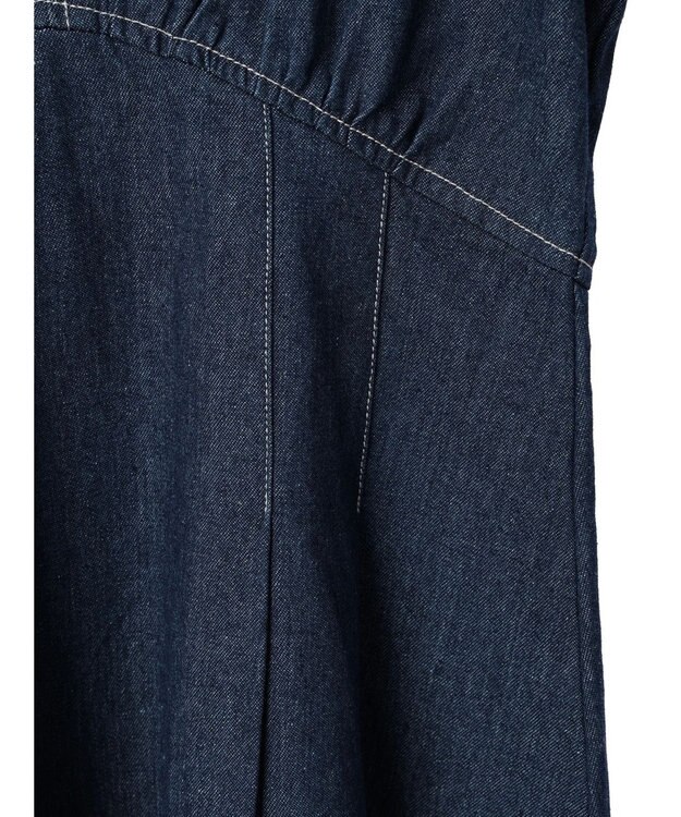 Green Parks ・ＥＬＥＮＣＡＲＥ　ＤＵＥウエストタックデニムワンピース Indigo
