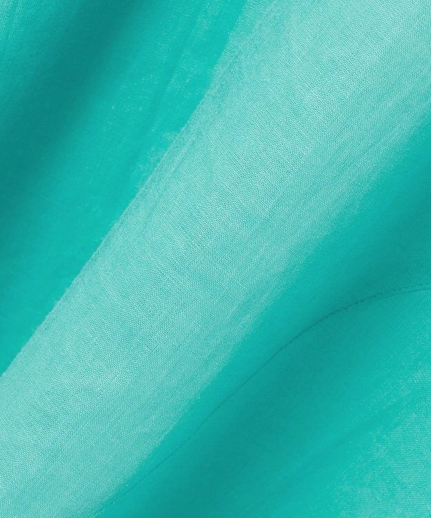 23区 【エステータ】チンツリネン Aライン フレアワンピース ターコイズブルー系