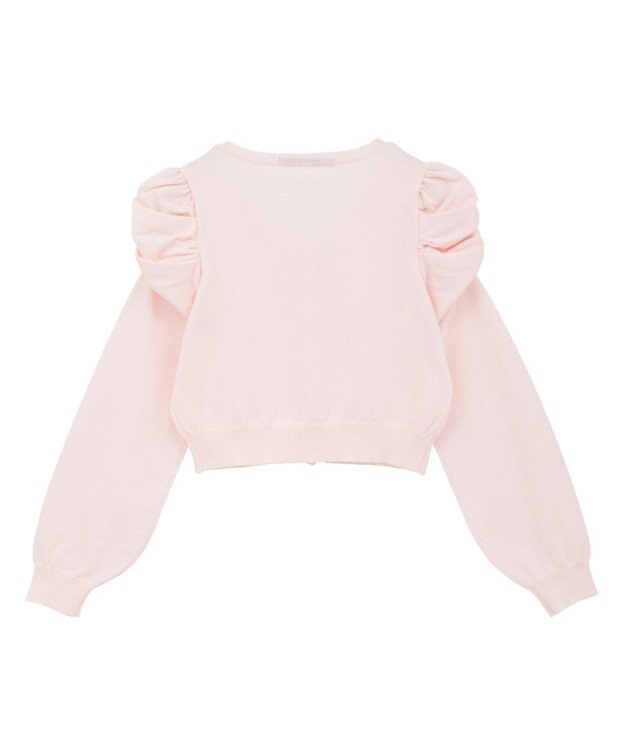 Maison de FLEUR ローズニットカーディガン Light Pink