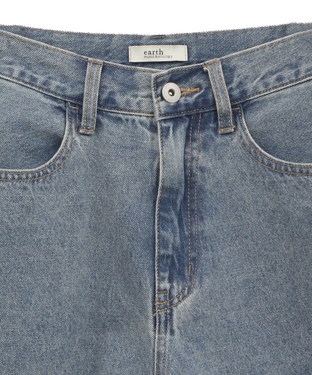 earth music&ecology デニムハーフパンツ Light Indigo