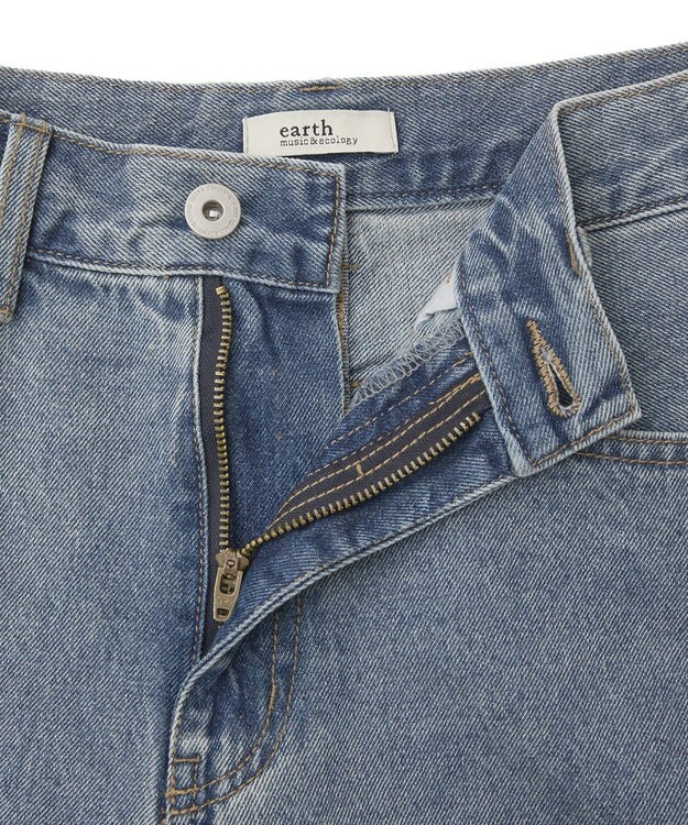 earth music&ecology デニムハーフパンツ Light Indigo