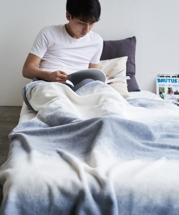 LOOM&SPOOL FOL綿毛布シングル／グレー グレーLP-004001GY