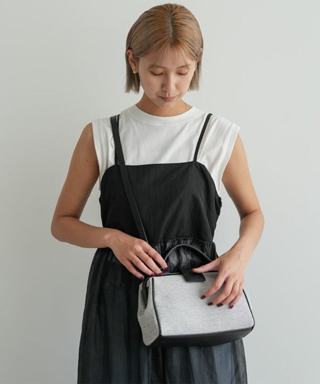 Atelier nuu 【人気シリーズ新モデル/国産レザー/ショルダー】parcel cotone ナノダレス バッグ ブラック