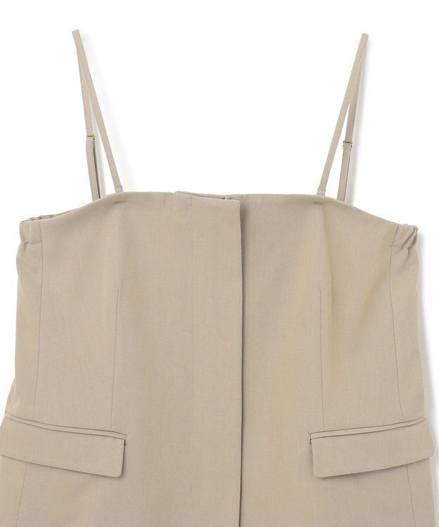 UNFILO L 【洗える/ストレッチ】イージーチノビスチェ ベージュ