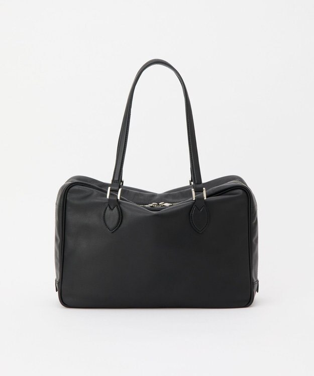 russet 【2025AW新作】ソフトレザーボストンバッグ(CE-1590) Black