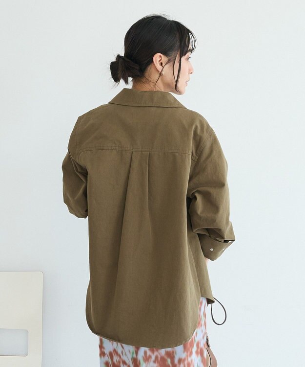 CRAFT STANDARD BOUTIQUE ワークシャツブルゾン Khaki