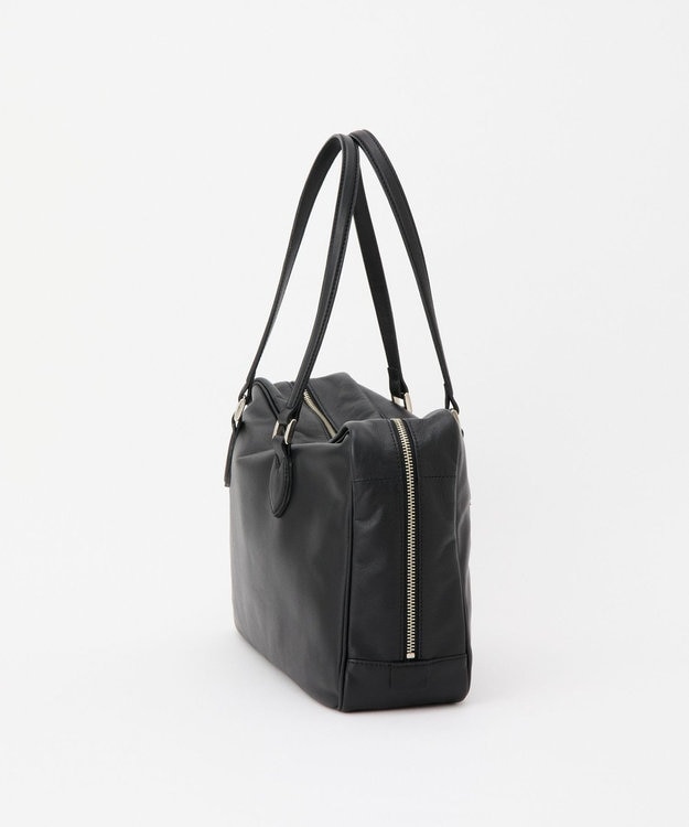 russet 【2025AW新作】ソフトレザーボストンバッグ(CE-1590) Black