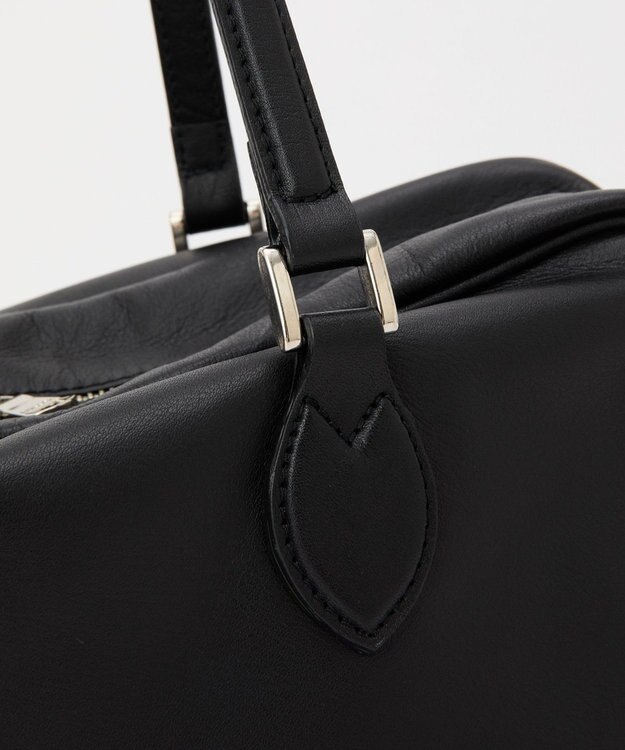 russet 【2025AW新作】ソフトレザーボストンバッグ(CE-1590) Black