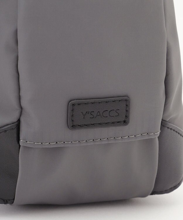Y'SACCS ミリタリーフラップミニショルダー ダークグレー