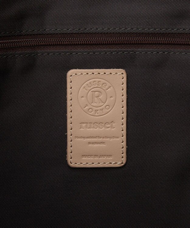 russet 【2025AW新作】ソフトレザーボストンバッグ(CE-1590) Black