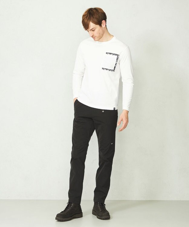 JOSEPH ABBOUD MOUNTAIN 【UNISEX】オーガニックコットン天竺 Tシャツ ホワイト系