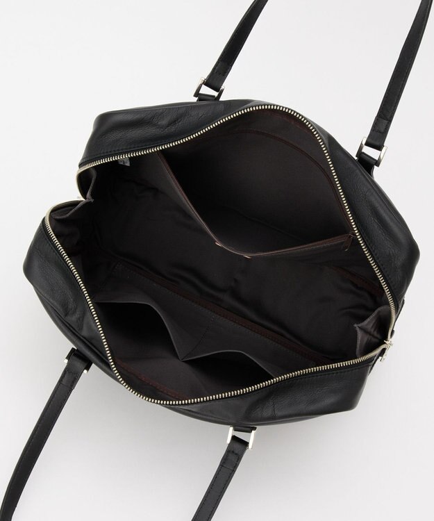 russet 【2025AW新作】ソフトレザーボストンバッグ(CE-1590) Black