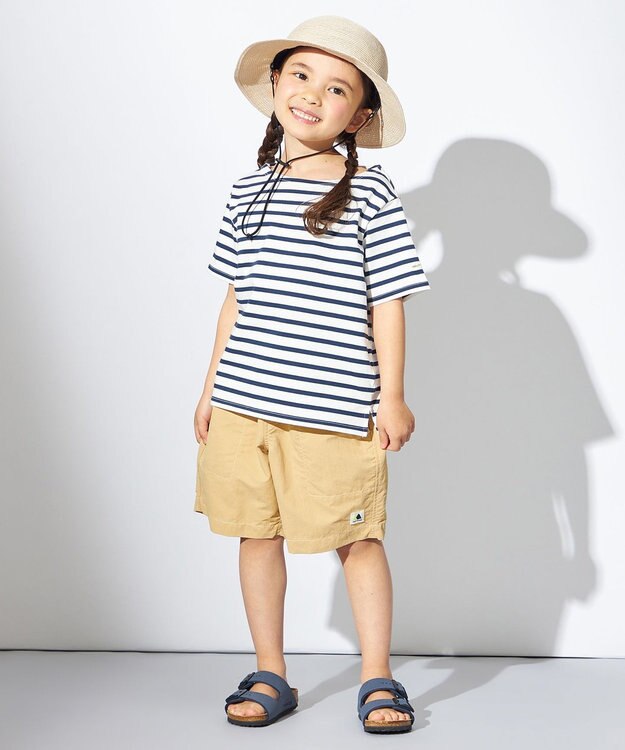 HELLY HANSEN 【キッズ】ショートスリーブ HHマリンボーダーティー オフホワイト