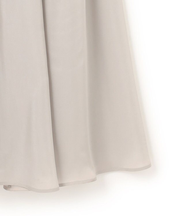 23区 【接触冷感性】フィブリルツイル キャミソールフレアワンピース ベージュ系