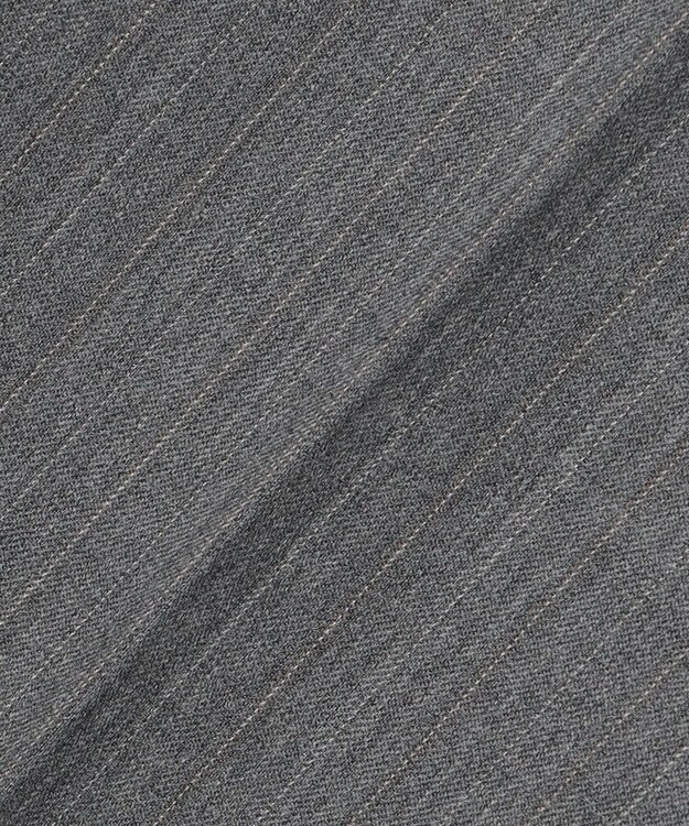 GOTAIRIKU 【御幸毛織】ドライスピナーツイルストレッチスーツ_グレーストライプ ライトグレー系1