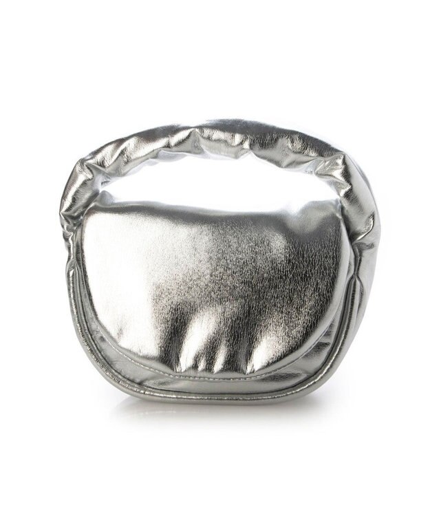 UNBILLION カシュカシュ cachecache / ハーフムーンワンハンドルミニショルダー シルバー